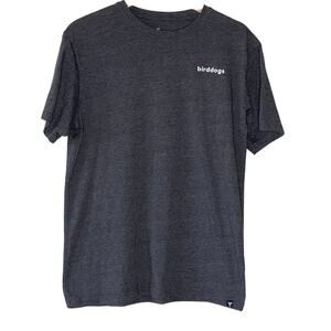 Birddogs Tee Shirt Mens Large Short Sleeve Crew Neck Gray Cotton‎ Graphic